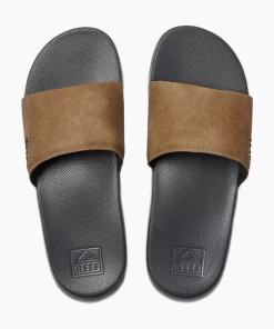 REEF Sandals> One Slide Grey/Tan